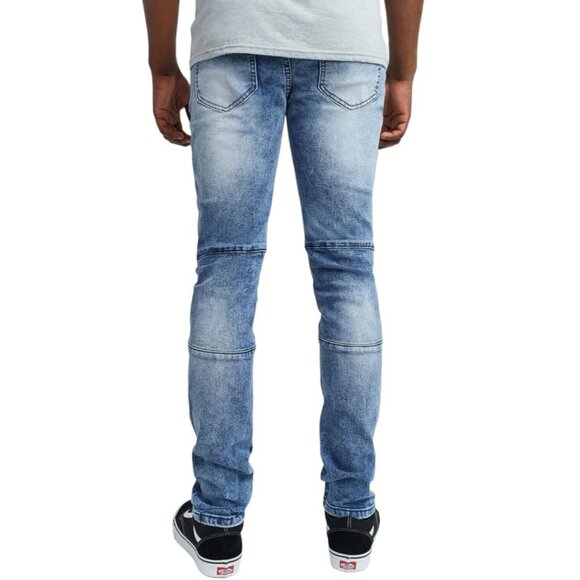 Reason Leighton Light Wash Straight fit Casual Denim Blue Jeans Pants Men's - Picture 2 of 6